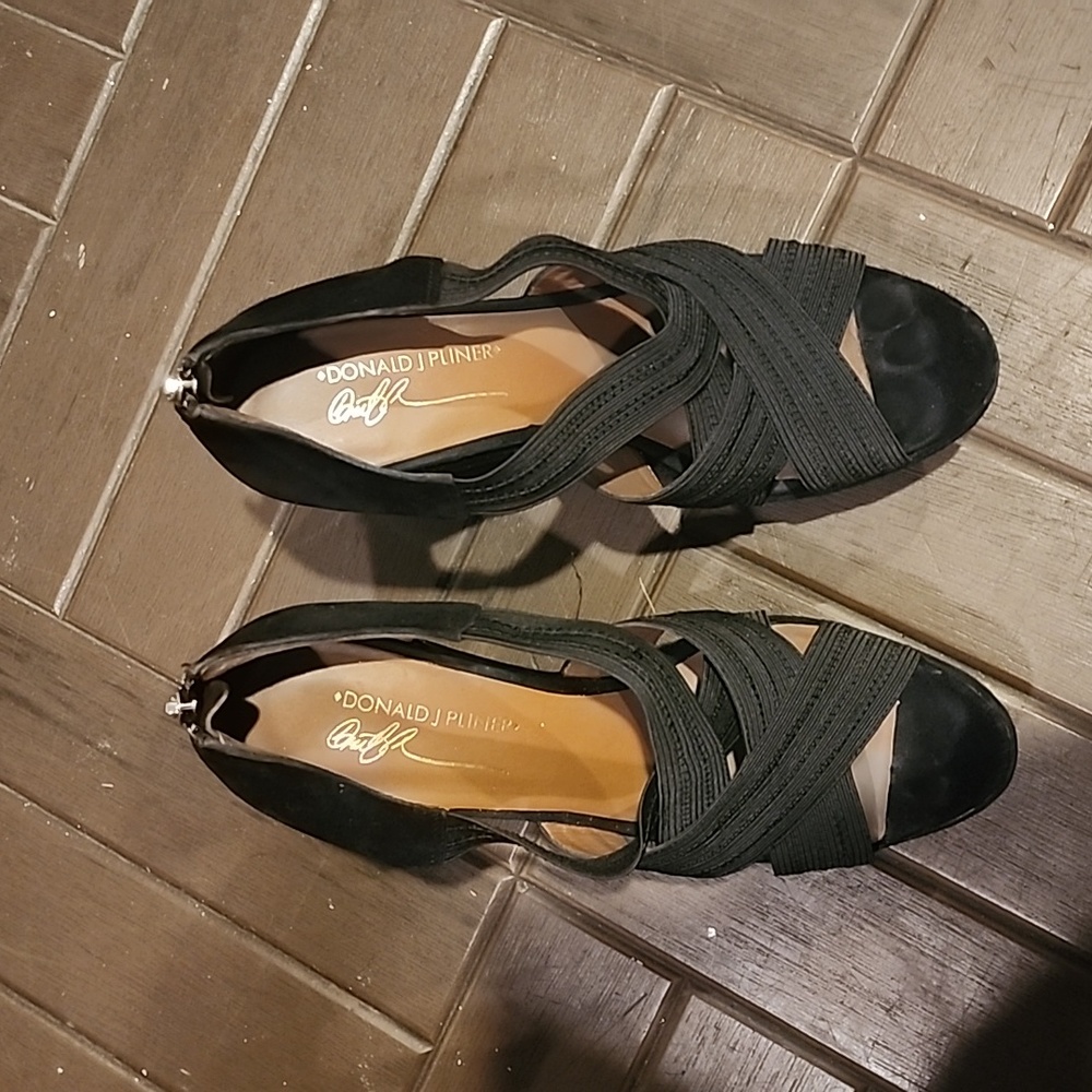 Black wedges.
